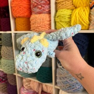 Handmade Crochet small dragon plush (Multiple choices)